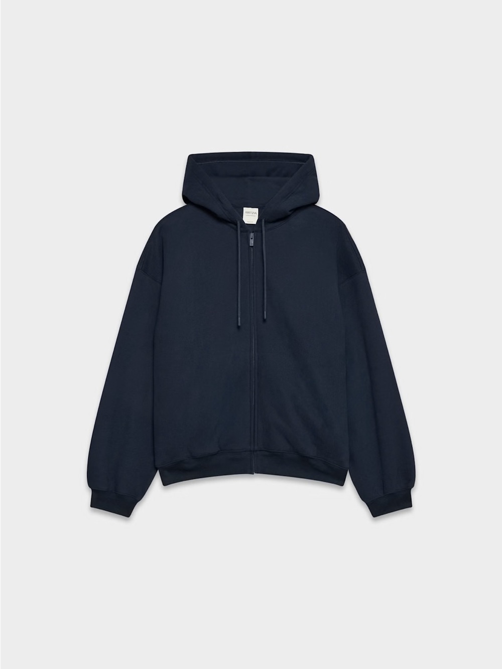 NWT - Aritzia Cozy Sweatfleece Mega Zip Hoodie - Large - Admiral